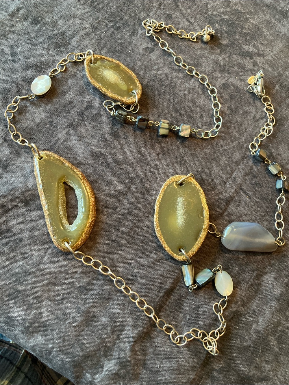 Gorgeous Geode Inspired Necklace